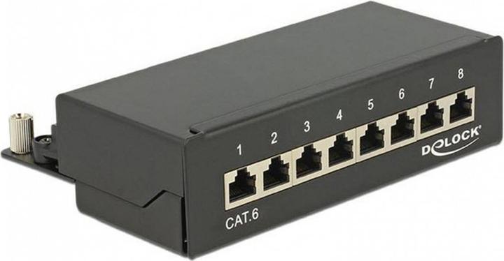 Produktbild Delock 8-Port Desktop Patchpanel Cat.6, geschirmt
