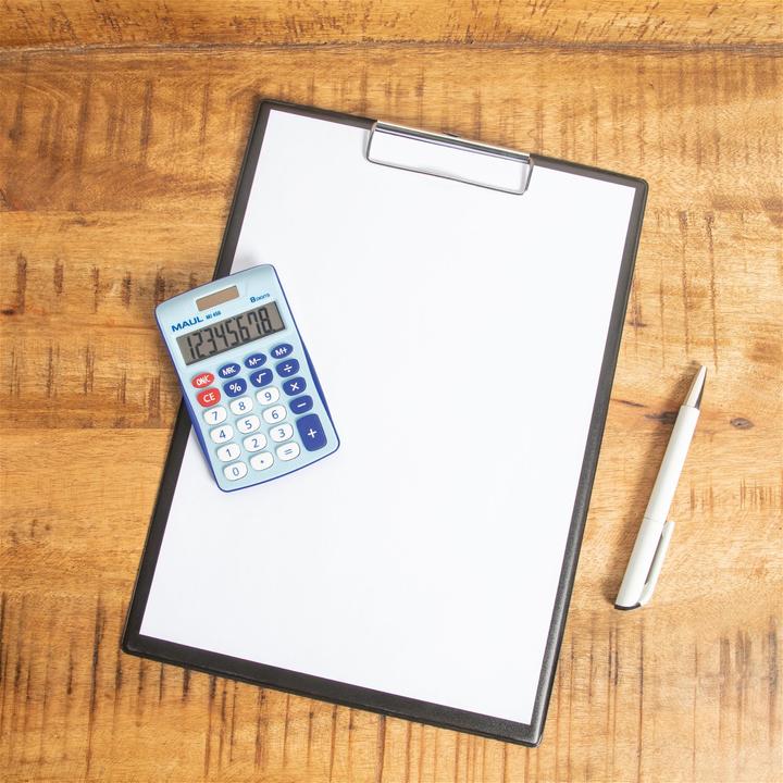 Actual product image Maul Calculator MJ450 Junior Blue (Batteries, Solar cells)