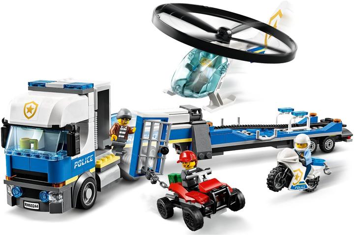 Produktbild LEGO Polizeihubschrauber-Transport (60244, LEGO City)