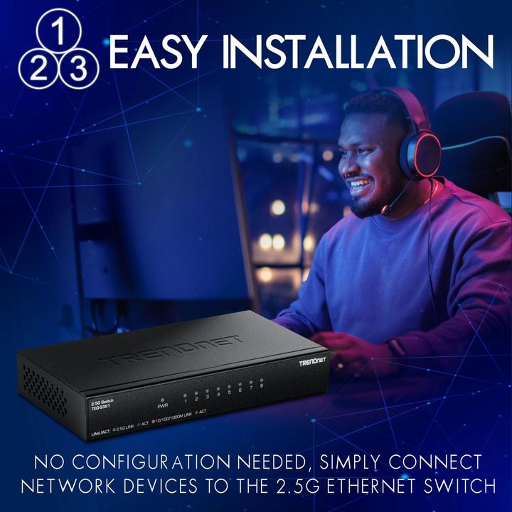 Produktbild Trendnet 8-Port 2.5G Switch (8 Ports)
