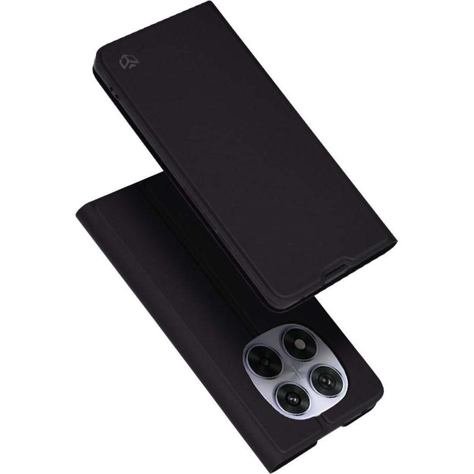 Techsuit - Magskin Book - Xiaomi Redmi Note 14 Pro 4G / Poco F7 - Black (Xiaomi Redmi Note 14 Pro), Cover smartphone, Nero