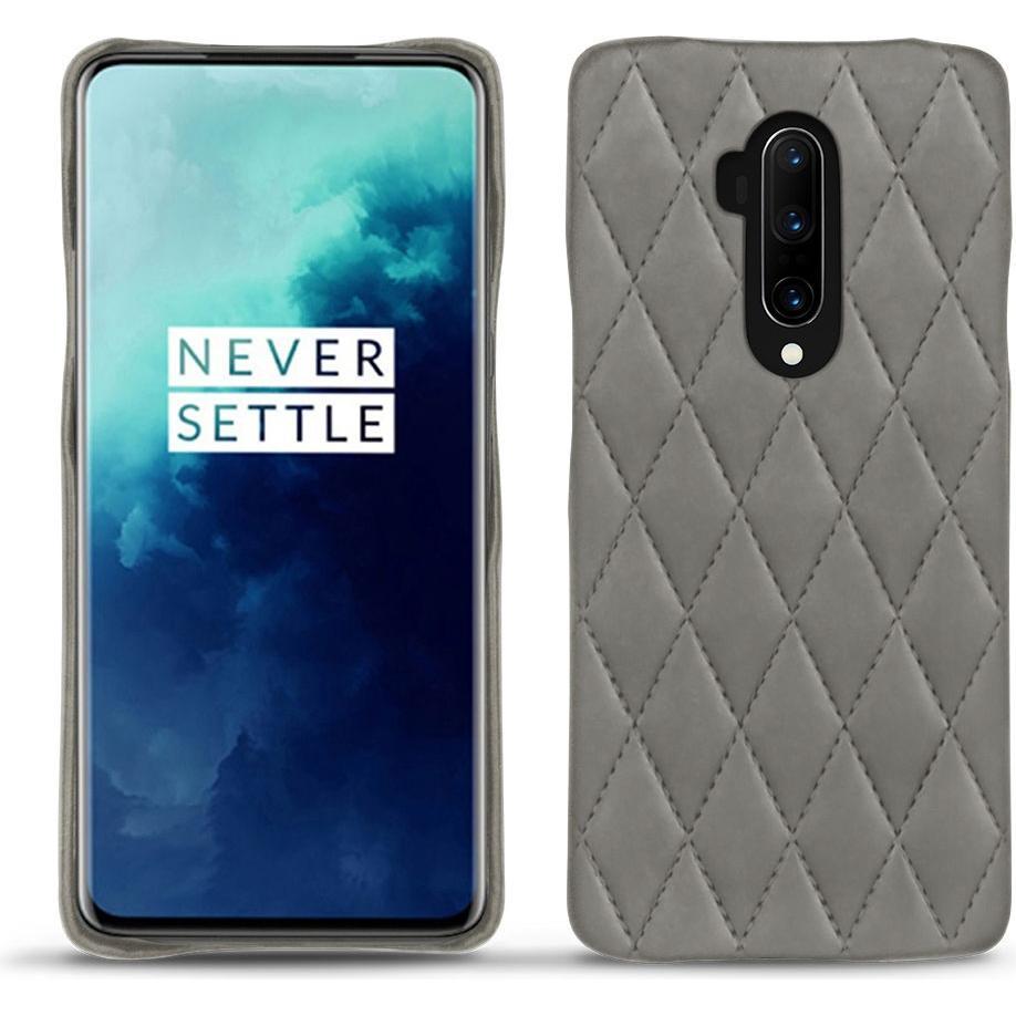 Noreve Lederschutzhülle (OnePlus 7T Pro), Smartphone Hülle, Grau