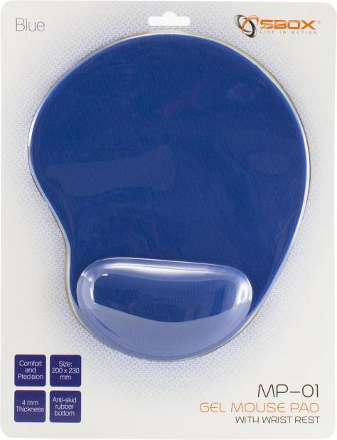 Produktbild Sbox Gel Mouse Pad MP-01 blue