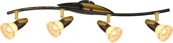 Produktbild Globo Strahler NOVARA, gold patiniert, 5449-4 (E14)
