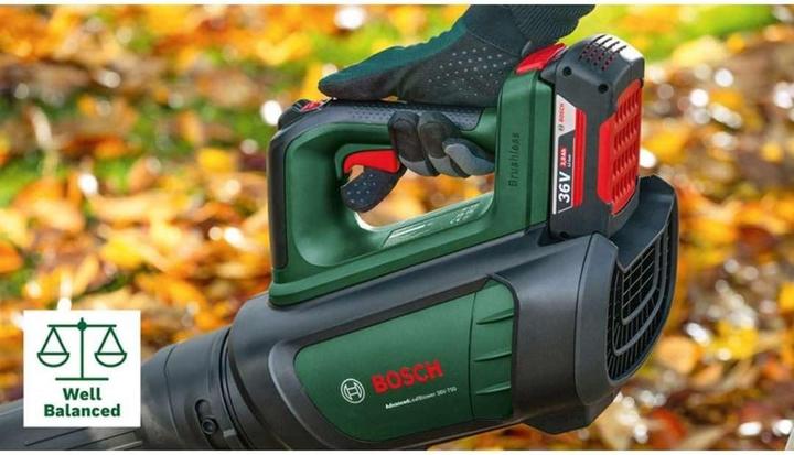 Actual product image Bosch Home & Garden Advanced Leaf Blower 36V-750 Solo (Rechargeable battery operated, Leaf blower)