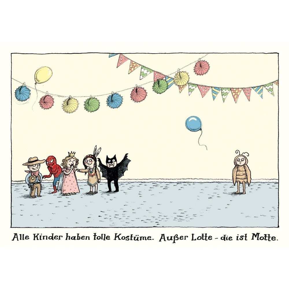 Klett Kinderbuch, Grusskarte + Briefpapier, Alle Kinder-Postkartenset Lotte.10St. (10 Stk.)