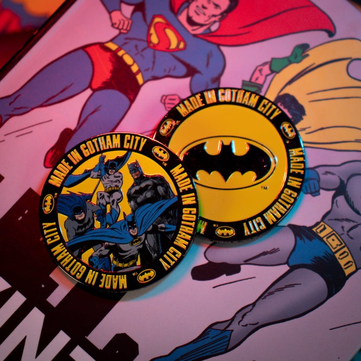 Actual product image Fanattik DC Comics collector coin Batman 85th Anniversary Limited Edition (2023)