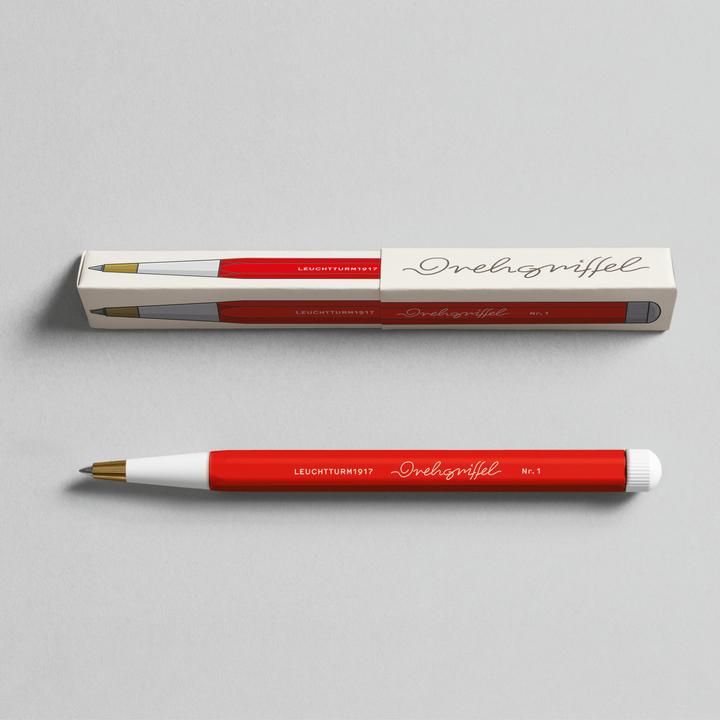Actual product image Leuchtturm1917 Gelschreiber Drehgriffel 0.5 mm, Rot (Red, 1 x)