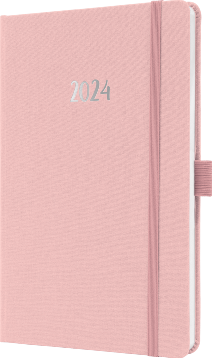 Produktbild Sigel Buchkalender 2024 A5 soft pink
