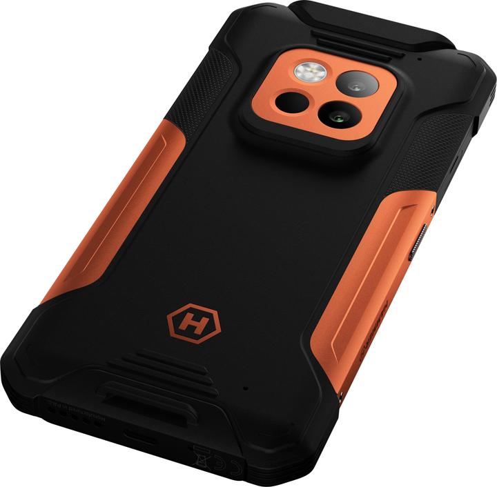 Produktbild Myphone Construction 2 Thermal 5G (256 GB, Schwarz / Orange, 6.58", Hybrid Dual SIM + eSIM, 5G)
