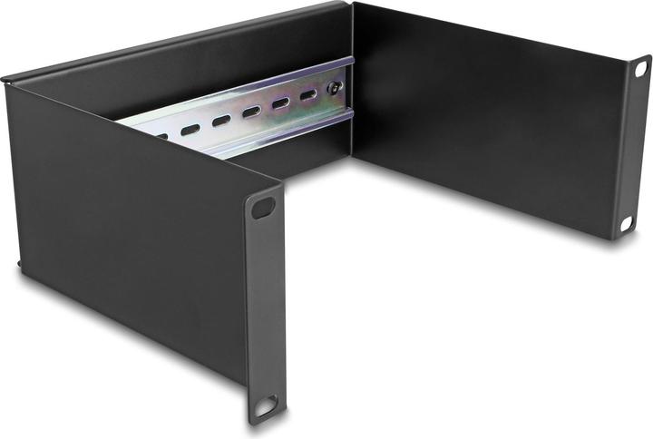 Actual product image Delock 25.40cm (10") Top-hat rail panel 2 U black