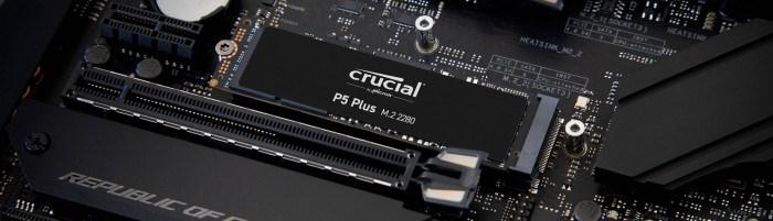 Actual product image Crucial P5 Plus (500 GB, M.2 2280)