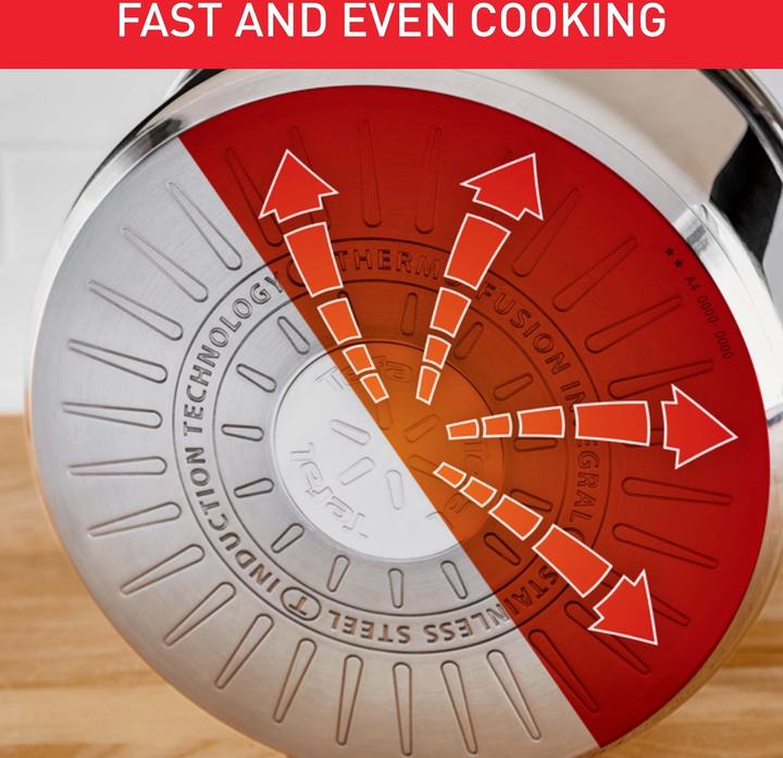 Produktbild Tefal Ingenio Emotion Cookware Set, 4 pieces, stainless steel (Kochtopf, Edelstahl)