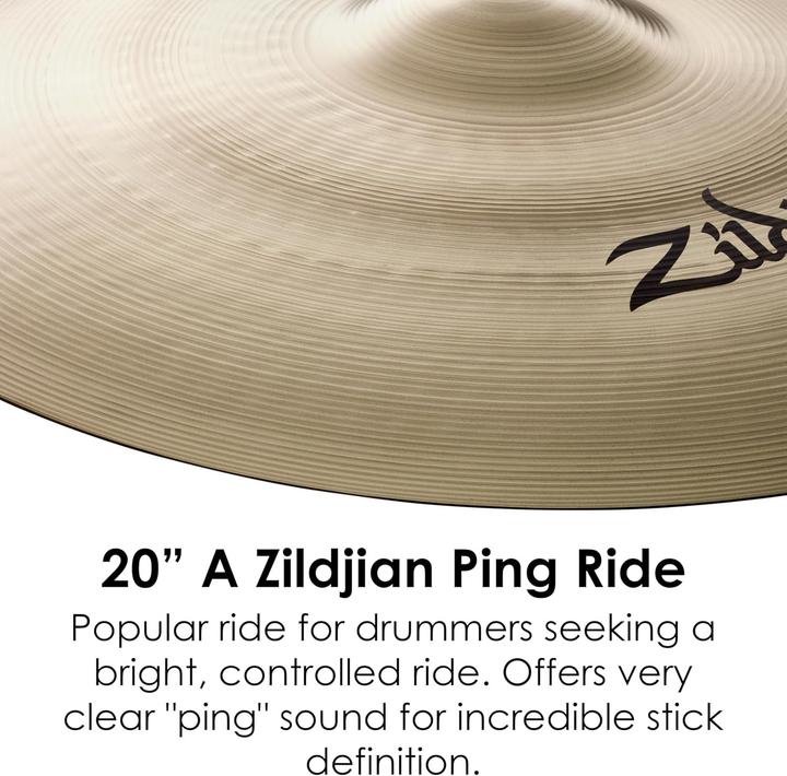 Actual product image Zildjian Ping Ride Cymbal (20", Drum set)