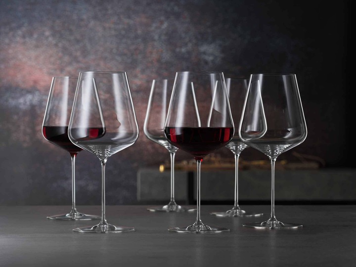Actual product image Spiegelau Definition Bordeaux glasses + polishing cloth (75 cl, 6 Glasses, Red wine glasses)