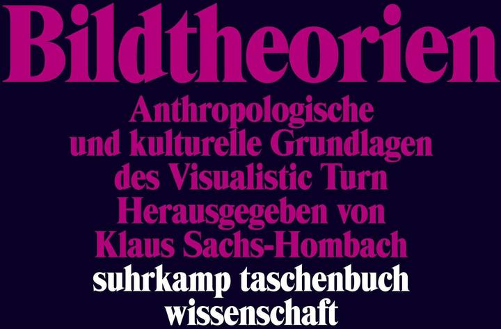 Produktbild Bildtheorien (Deutsch, Klaus Sachs-Hombach, 2009)
