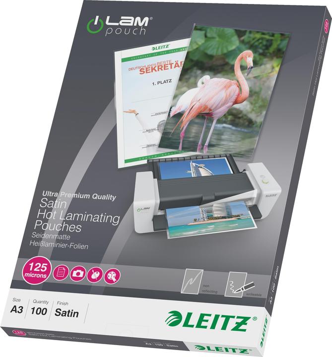 Produktbild Leitz iLAM Heisslaminierfolien matt A3 (A3, 100 Stück, 125 µm)