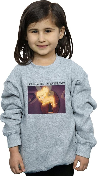 Actual product image Disney Girls Tinker Bell Follow Me Sweatshirt (128)