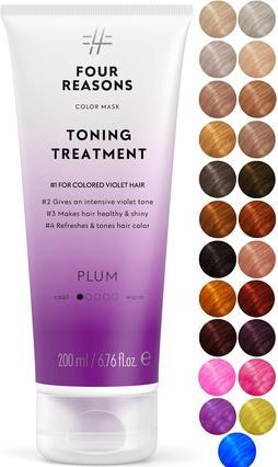Image du produit Four Reasons Color Mask Plum Toning Treatment Color Depositing Conditioner 6.76 fl oz (6.76 ml)