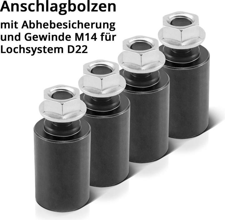 Produktbild Stahlwerk Schweisstisch-Zubehör-Set für D22 Lochsystem