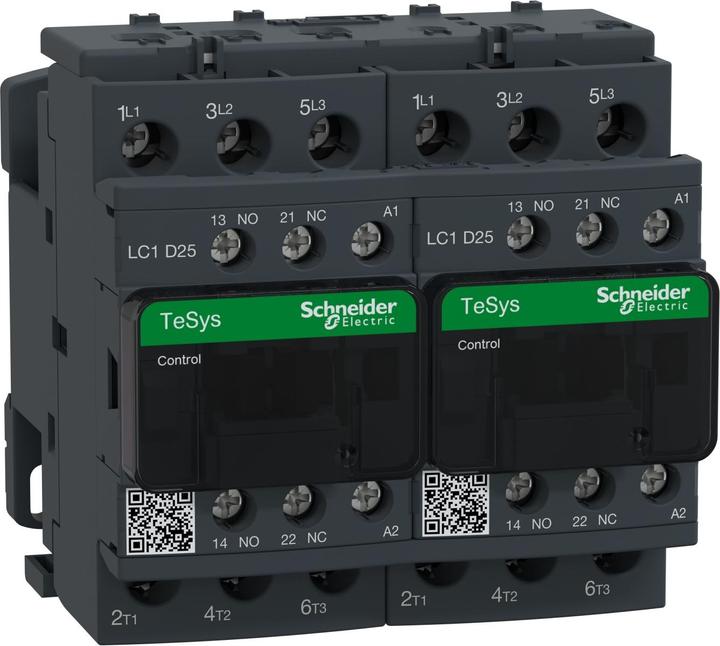 Actual product image Schneider Electric Reversing contactor combination LC2D25G7V