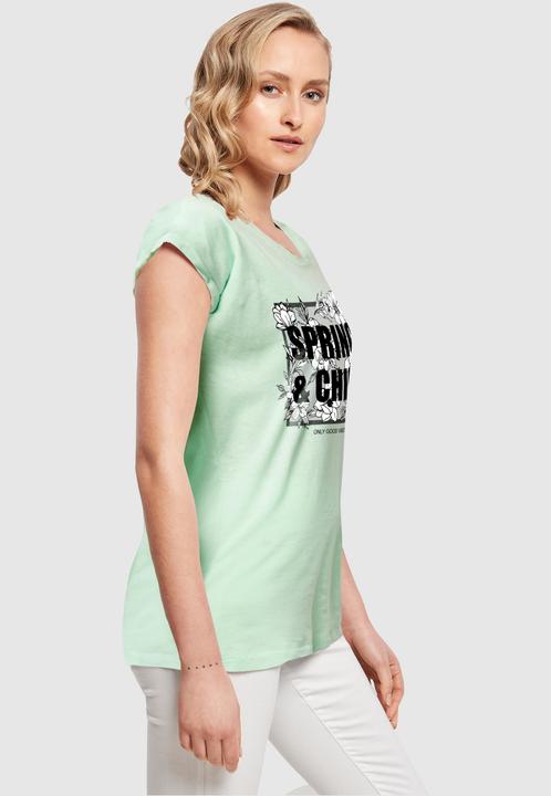 Produktbild Merchcode Ladies Spring And Chill Extended Shoulder Tee - 113645 (M)