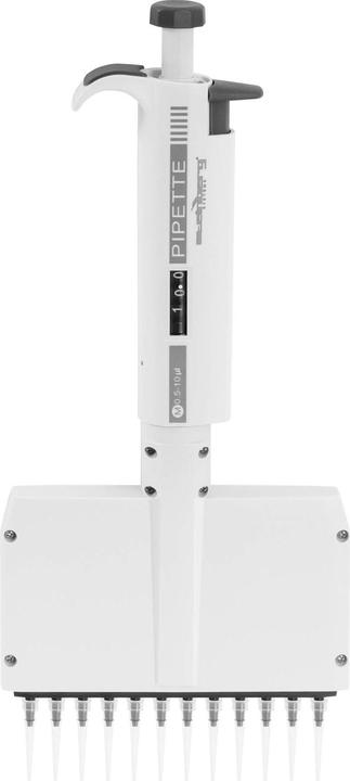 Produktbild Steinberg Mehrkanalpipette 10-Kanalpipette für 10 Spitzen 0,0005 - 0,01 ml (0,5 - 10 μl)