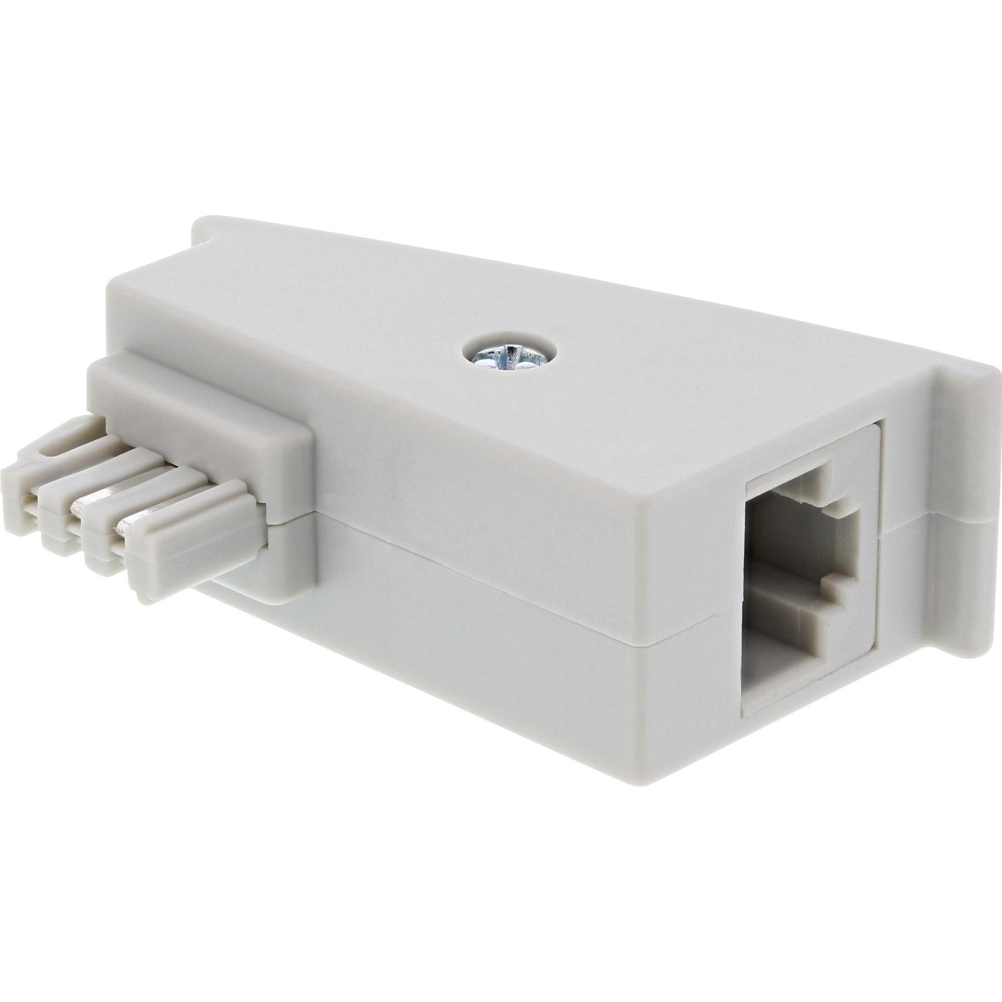 InLine TAE-F Adapter, Telefon Zubehör