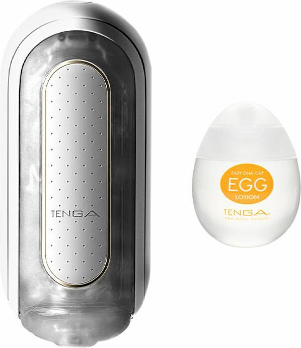 Produktbild Tenga Flip Zero Ev (Electronic Vibration) White + Egg Lotion Bundle