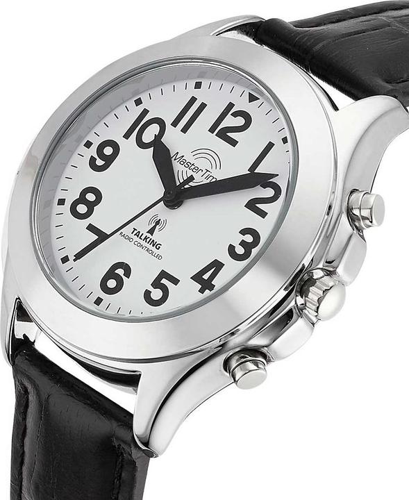 Actual product image Master Time MTLA-10705-60L Ladies Talking Radio Control Watch (Radio-controlled clock, 38 mm)