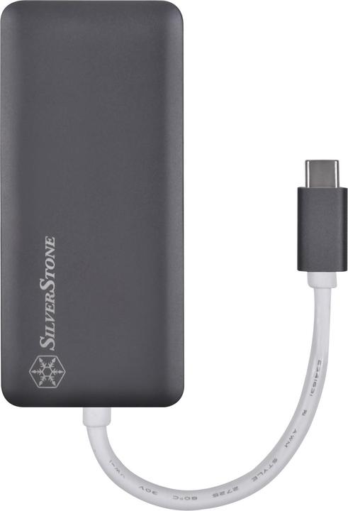 Actual product image Silverstone Sst-EP14C - Adapter USB 3.1 Type-C Gen1 to HDMI (resolution up to 4096 x 2160 @ 30Hz) (USB-C, 5 ports)