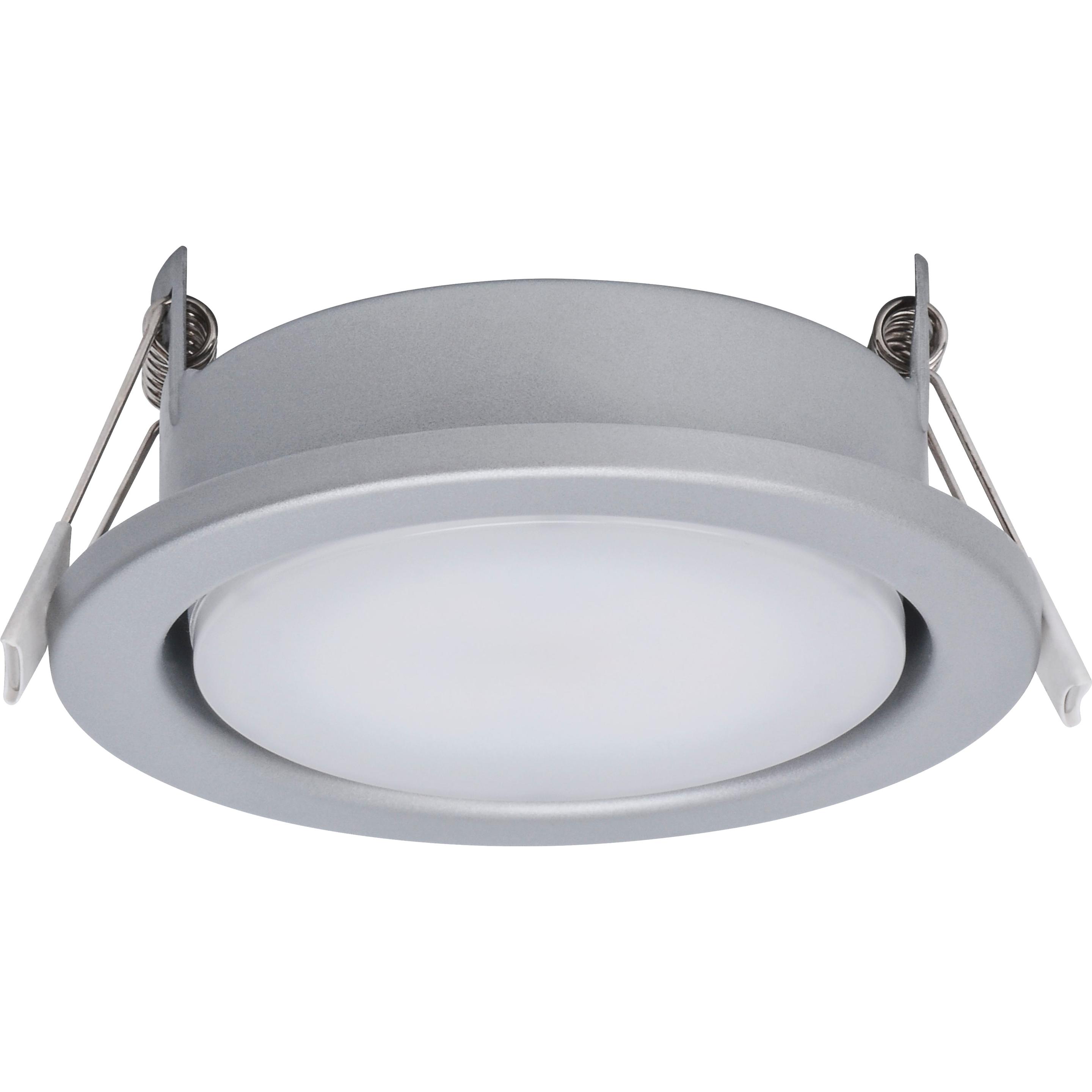 Megatron, Wandleuchte + Deckenleuchte, MT76341 Einbauleuchte GX53 Silber (GX53)