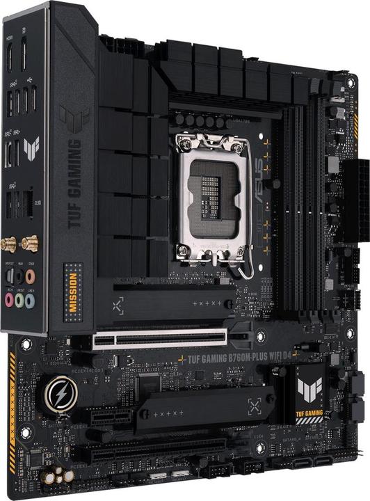 Actual product image ASUS TUF GAMING B760M-PLUS WIFI D4 (LGA 1700, Intel B760, mATX)