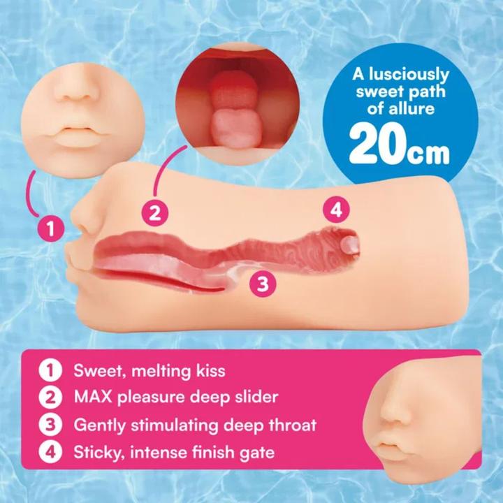 Actual product image Seiraku Toys XTC Japan – Warm Mouth Masturbator – Swimsuit Girl