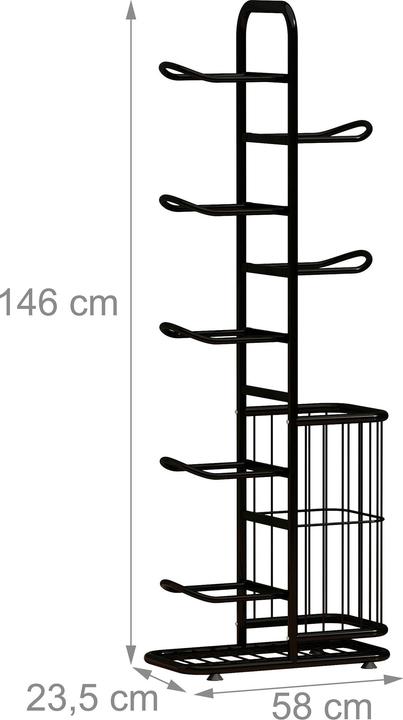 Actual product image Relaxdays ball rack