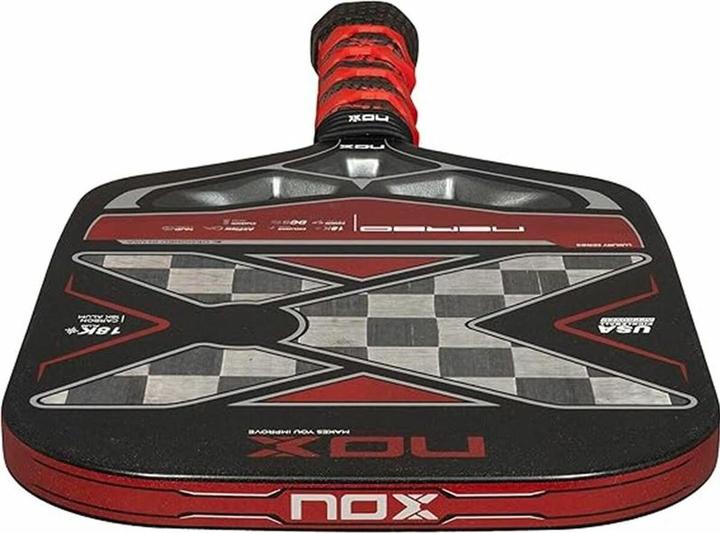 Immagine prodotto Nox Pickleball-Schläger Nerbo Schwarz Carbonfaser