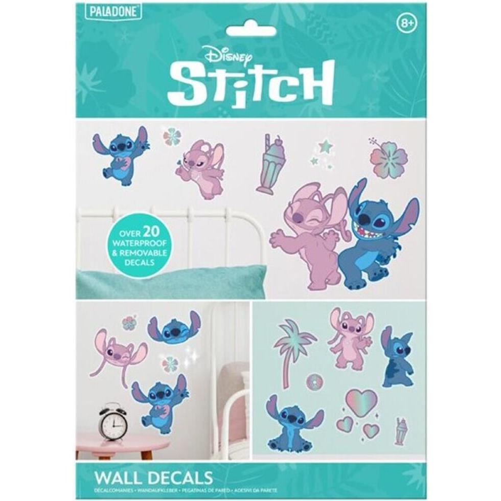 Thumbnail - Paladone Products, Wandtattoo, Disney - Lilo et Stitch - Stickers Muraux Stitch et Angel (44 x 23 cm)