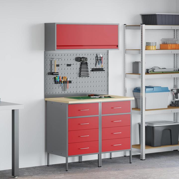 Produktbild vidaXL Werkstattschrank (55 cm, 200 cm)