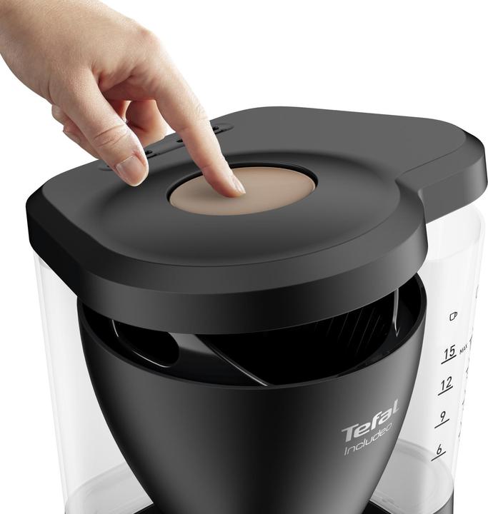 Immagine prodotto Tefal Caffettiera CM5338 Includeo in vetro 10-15 tazze