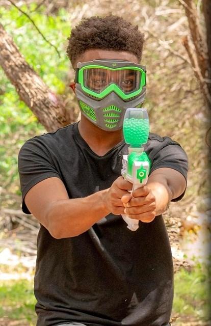 Actual product image Gel Blaster Elite Facemask luminous eye frame