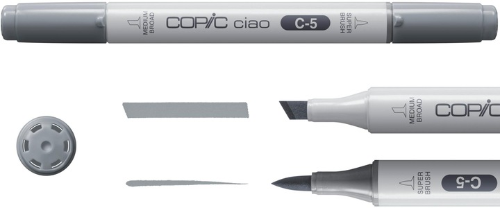 Produktbild Copic Grautöne (Grey, 3 mm, 6 x)