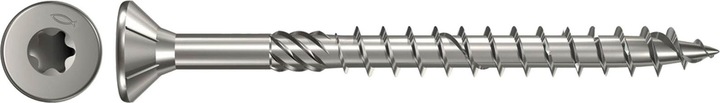 Produktbild Fischer 40568 Spanplattenschraube 5.0 mm 80 mm Torx Edelstahl 100 St. (40568) (100 Schrauben pro Stück)