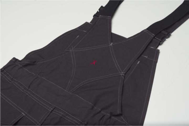 Produktbild Planam Latzhose anthrazit/rot 64 90 (90)