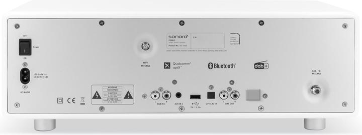 Actual product image Sonoro Primus (DAB+, Web radio, FM, Bluetooth, Radio Frequency (RF))