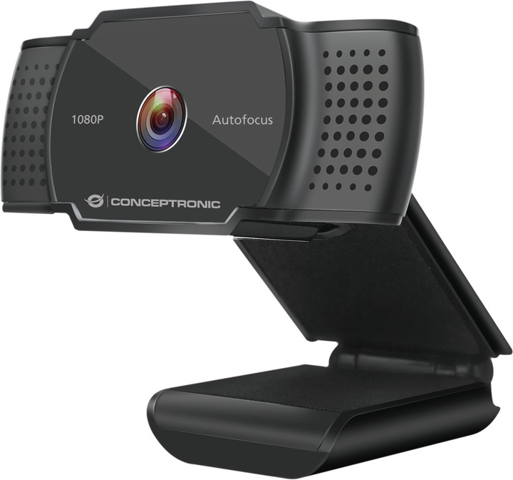 Actual product image Conceptronic Webcam AMDIS 1080P HD Webcam+Microphone sw (2 Mpx)