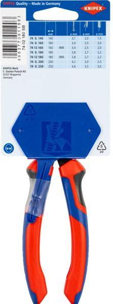 Produktbild Knipex Kraft-Seitenschneider 74 02 180 SB (180 mm)
