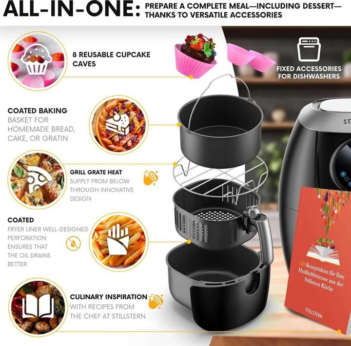 Produktbild Stillstern Heissluftfritteuse 5L