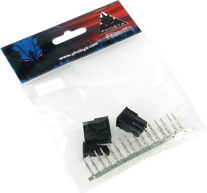 Actual product image Phobya VGA Power Connector 6+2Pin male, 2 pieces