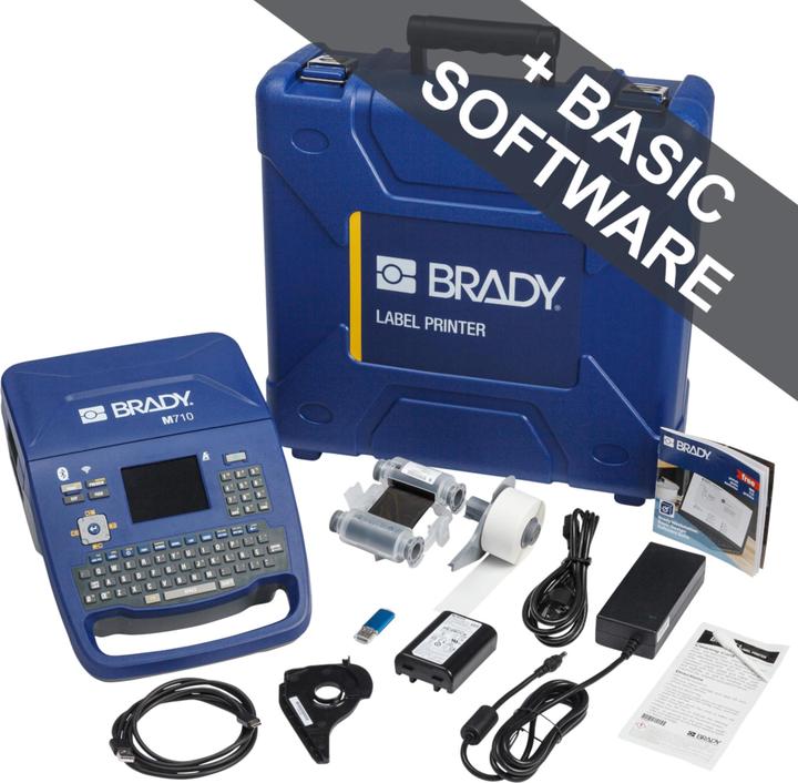 Immagine prodotto Brady M710-WB-CYRILLIC, stampante di etichette M710, stampante mobile a trasferimento termico, tastiera (300 dpi)