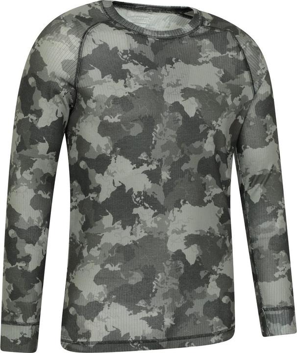 Actual product image Mountain Warehouse Mens Talus Camouflage Thermal Top (XXS)